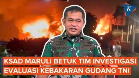 Gudang Amunisi TNI di Bogor Kebakaran, KSAD Maruli Bentuk Tim Investigasi