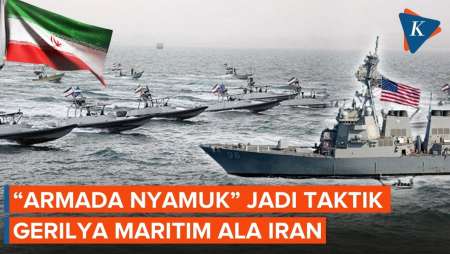 Gerilya Maritim Ala Iran, Bikin Pasukan AS Kelabakan Di Selat Hormuz