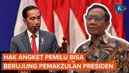 Mahfud Sebut Hak Angket Pemilu Bisa Berujung Pemakzulan Presiden Jokowi