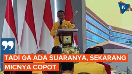 Reaksi Bahlil saat Mikrofonnya Copot ketika Bahas Kisruh Elpiji