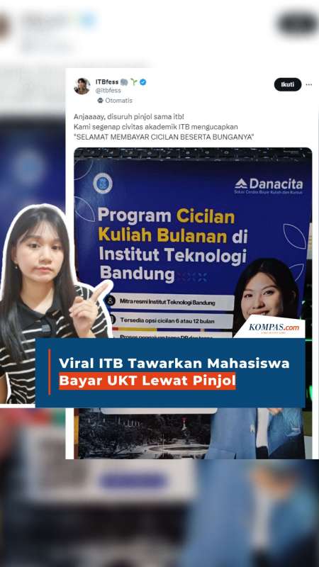 Viral ITB Tawarkan Mahasiswa Bayar UKT Lewat Pinjol