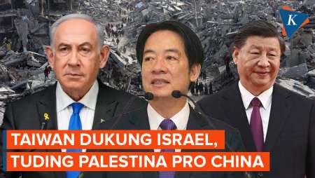 Taiwan Blak-blakan Dukung Israel, Tuding Palestina Pro-China