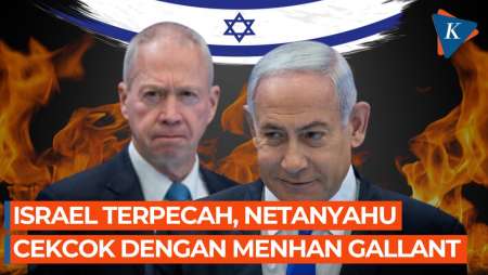 Internal Israel Pecah, Netanyahu Ribut dengan Menhan Yoav Gallant