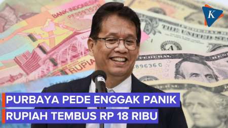 Rupiah Tembus Rp 18.000, Purbaya: Anda Lihat Saya Panik?