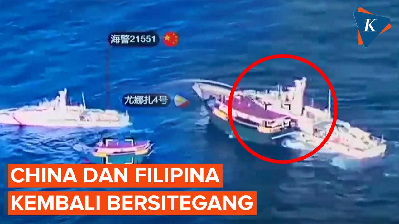 Detik Detik Kapal China Dan Filipina Tabrakan Laut China Selatan