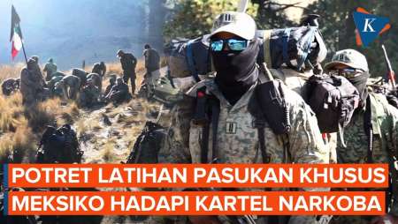 Lawan Kartel Bersenjata, Begini Potret Latihan Pasukan Elite Khusus Meksiko
