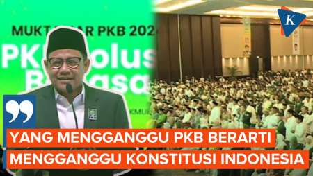 [FULL] Pidato Muhaimin Iskandar pada Penutupan Muktamar PKB