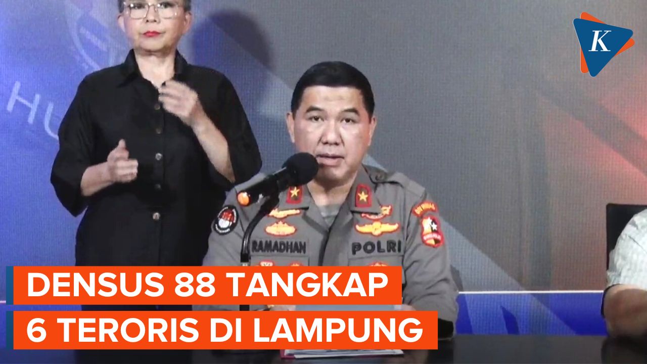 Densus 88 Tangkap 6 Terduga Teroris di Bandar Lampung, 2 di Antaranya Tewas 