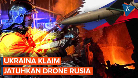 Penjaga Perbatasan Ukraina Klaim Telah Jatuhkan Drone Rusia