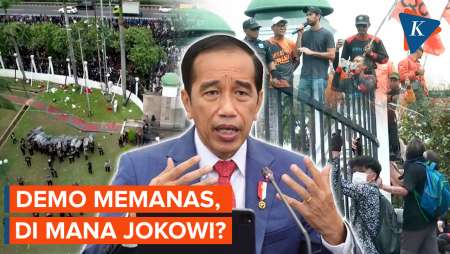 Situasi Demo Tolak Revisi UU Pilkada Ricuh, di Mana Presiden Jokowi?