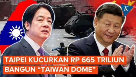 Borong Senjata AS Rp 665 Triliun, Taipei Bangun "Taiwan Dome" Hadapi China