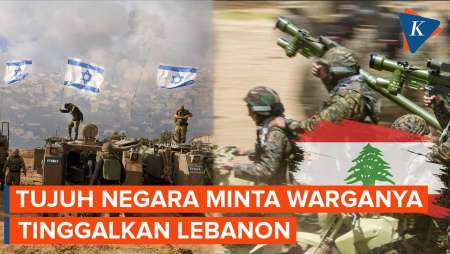 Waspada Perang Israel Vs Hizbullah, Tujuh Negara Minta Warganya Tinggalkan Lebanon