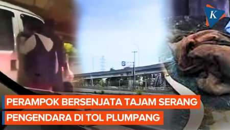 Perampok Bersenjata Serang Pengendara Terjebak Macet di Tol Plumpang, Korban Terluka