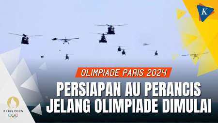 Momen Helikopter AU Perancis Dikerahkan untuk Jaga Keamanan Olimpiade Paris…