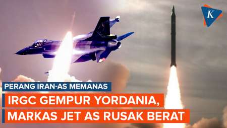 Iran Gempur Pangkalan Al-Azraq Yordania, Klaim Markas Jet Tempur AS Rusak Berat