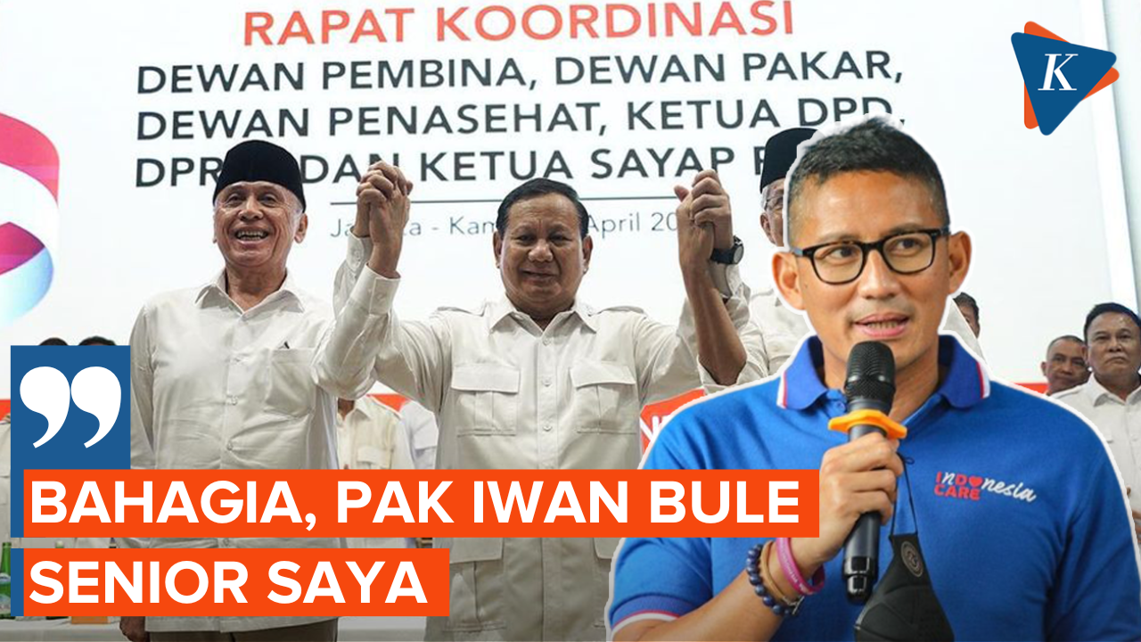 Kata Sandiaga Uno soal Posisinya Digantikan Iwan Bule di Gerindra