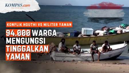 Detik-detik Warga Yaman Berbondong-bondong Mengungsi Imbas Houthi Kian Berani