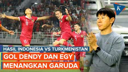 Hasil Indonesia Vs Turkmenistan, Garuda Menang 2-0