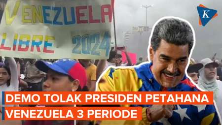 Demo Pecah di Venezuela Tolak Nicolas Maduro Presiden 3 Periode, 1 Tewas