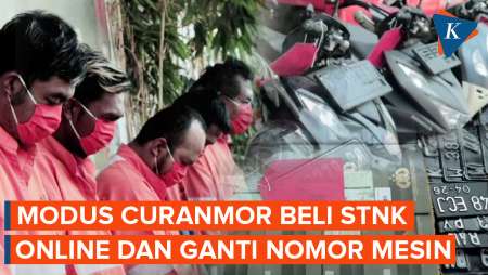 Modus Komplotan Curanmor di Malang: Jual Motor Curian, Ganti Nomor Rangka dan Mesin