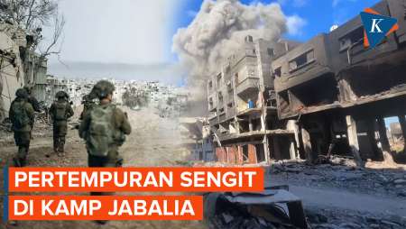 Pertempuran Sengit Brigade Al-qassam Vs Tentara Israel di Kamp Jabalia