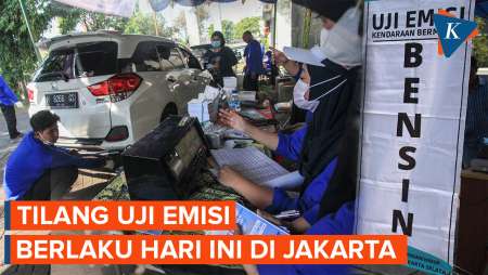 Tilang Uji Emisi Berlaku di Jakarta, Pelanggar Bisa Didenda Rp 500.000