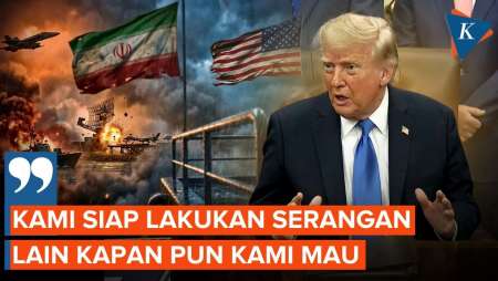 Gertak Iran! Trump: AS Siap Serang Kapan Pun