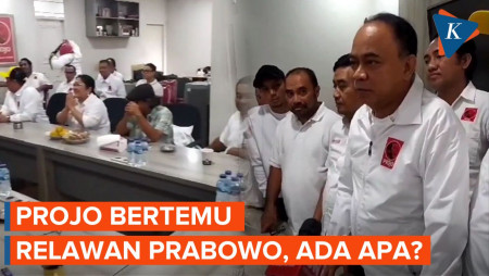 Projo  Bertemu Relawan Prabowo, Ada Apa?