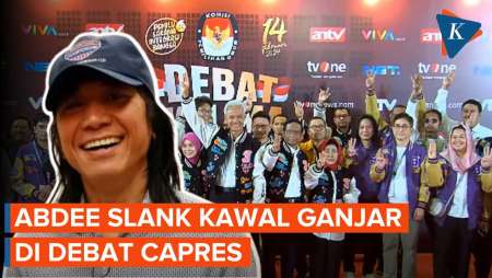 Abdee Slank Kawal Ganjar-Mahfud saat Debat Capres Terakhir