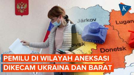 Wilayah Ukraina yang Dikuasai Rusia Adakan Pemilu, Kyiv dan Barat Mengecam