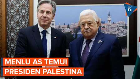 Menlu AS Antony Blinken Temui Presiden Palestina di Tepi Barat, Bahas Apa?