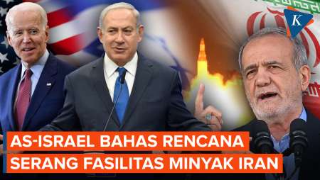 Balas Serangan Rudal, AS-Israel Bahas Rencana Gempur Fasilitas Minyak Iran