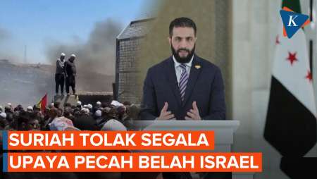 [FULL] Pidato Presiden Sementara Suriah, Sebut Israel Tak Bakal Memecah Negaranya