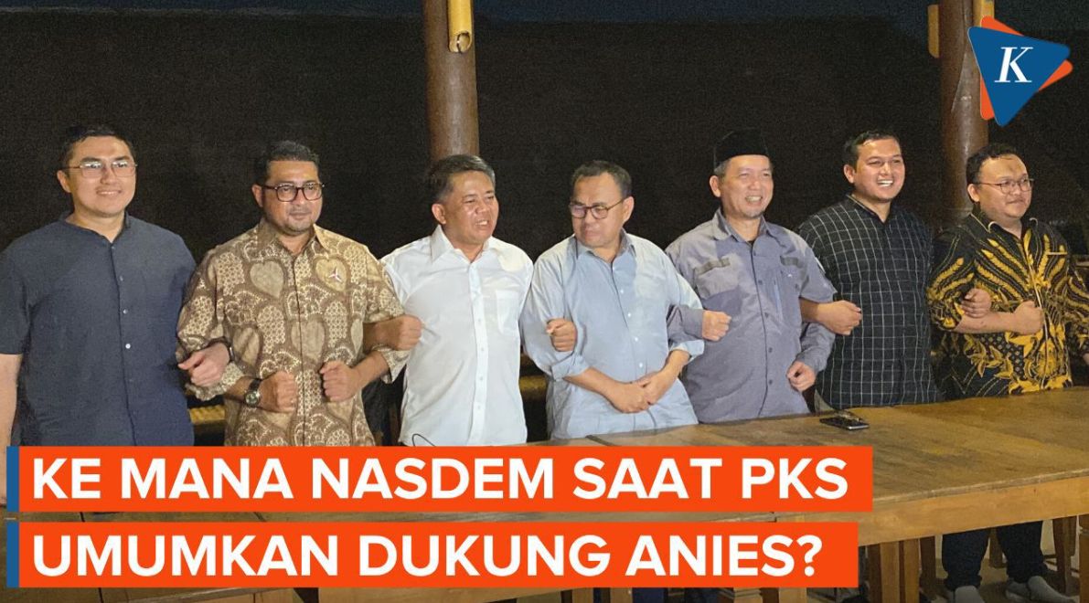 Tak Ada Perwakilan Nasdem Saat PKS Umumkan Resmi Dukung Anies Capres