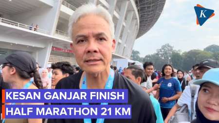 Ikut JAKIM Half Marathon 21 Km, Ganjar: Saat Mau Finish, Iman Diuji