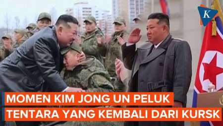Kim Jong Un Sambut Dan Peluk Tentara Korut Yang Kembali Dari Perang Di Ukraina