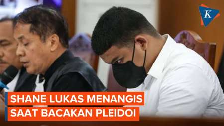 Menangis Saat Bacakan Pleidoi, Shane Lukas Maafkan Mario Dandy