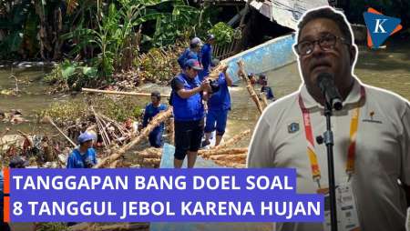 8 Tanggul Jebol di Jakarta, Bang Doel Sebut Tak Mudah untuk Diperbaiki