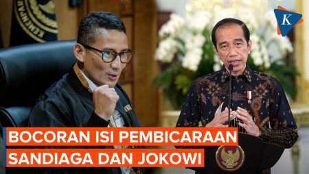 Jokowi dan Sandiaga Uno Bertemu Empat Mata, Bahas Apa?