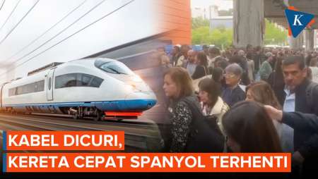 Kabel Kereta Dicuri, Layanan Kereta Cepat Spanyol Terhenti