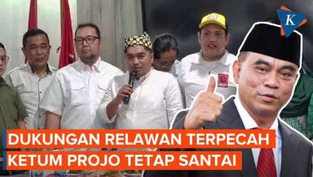 Ketum Projo Santai Tanggapi Isu Dukungan Relawan Terpecah ke Ganjar…