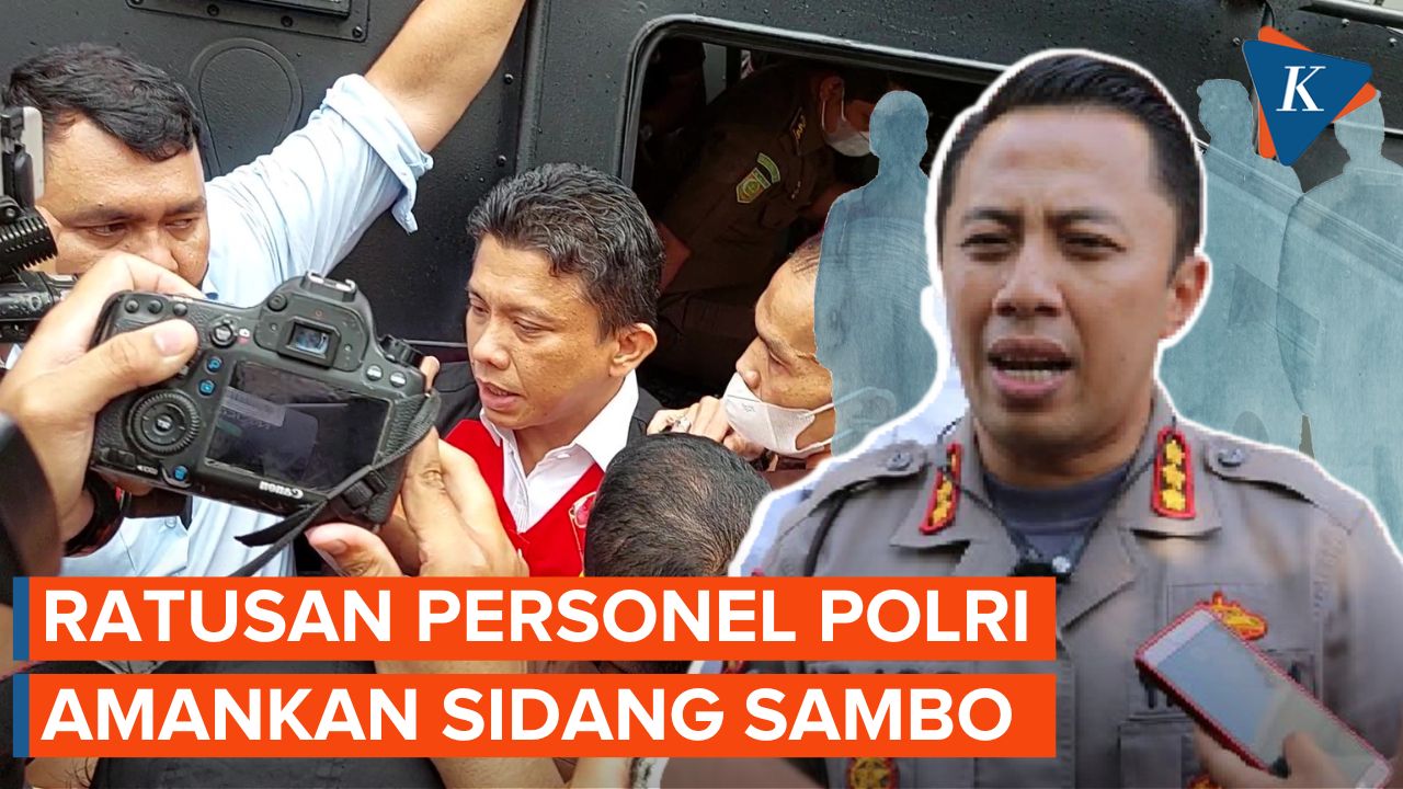 Setidaknya 170 Polisi Dikerahkan Dalam Pengamanan Sidang Ferdy Sambo