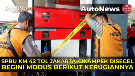 Diduga Lakukan Kecurangan, SPBU di Km 42 Tol Jakarta-Cikampek Disegel