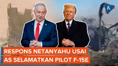 Respons Netanyahu Usai AS Klaim Selamatkan Pilot F-15E Yang Ditembak Jatuh Iran