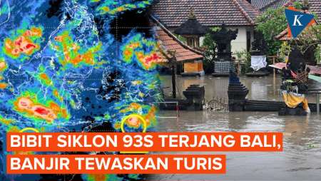 Banjir Kembali Melanda Bali, Dampak Bibit Siklon 93S Masih Mengintai