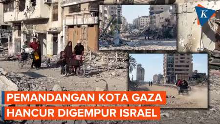 Penampakan Gaza Terbaru Usai Digempur Israel