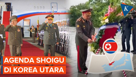 Kegiatan Menlu Rusia Sergei Shoigu di Korut, Napak Tilas di Monumen Bersejarah