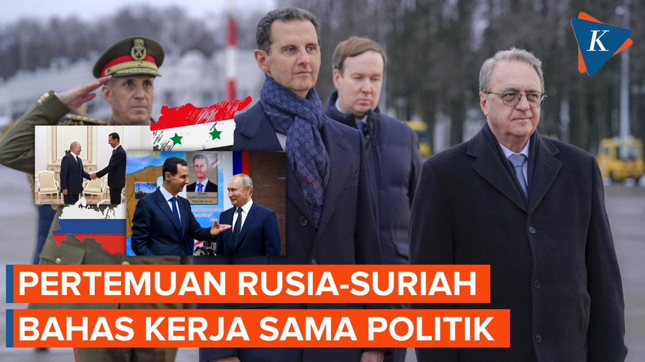 Momen Presiden Suriah Bashar Assad Tiba di Rusia