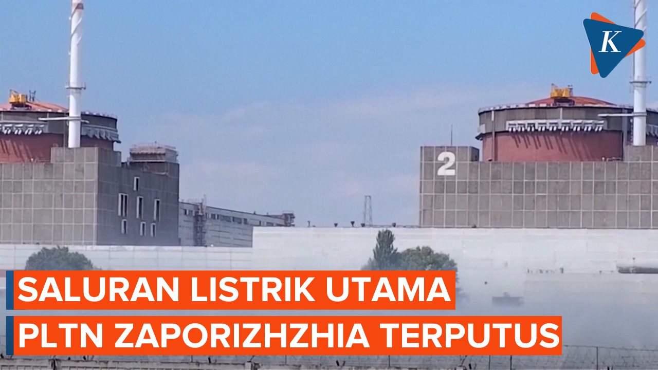 Saluran Listrik Utama PLTN Zaporizhzhia Kembali Terputus