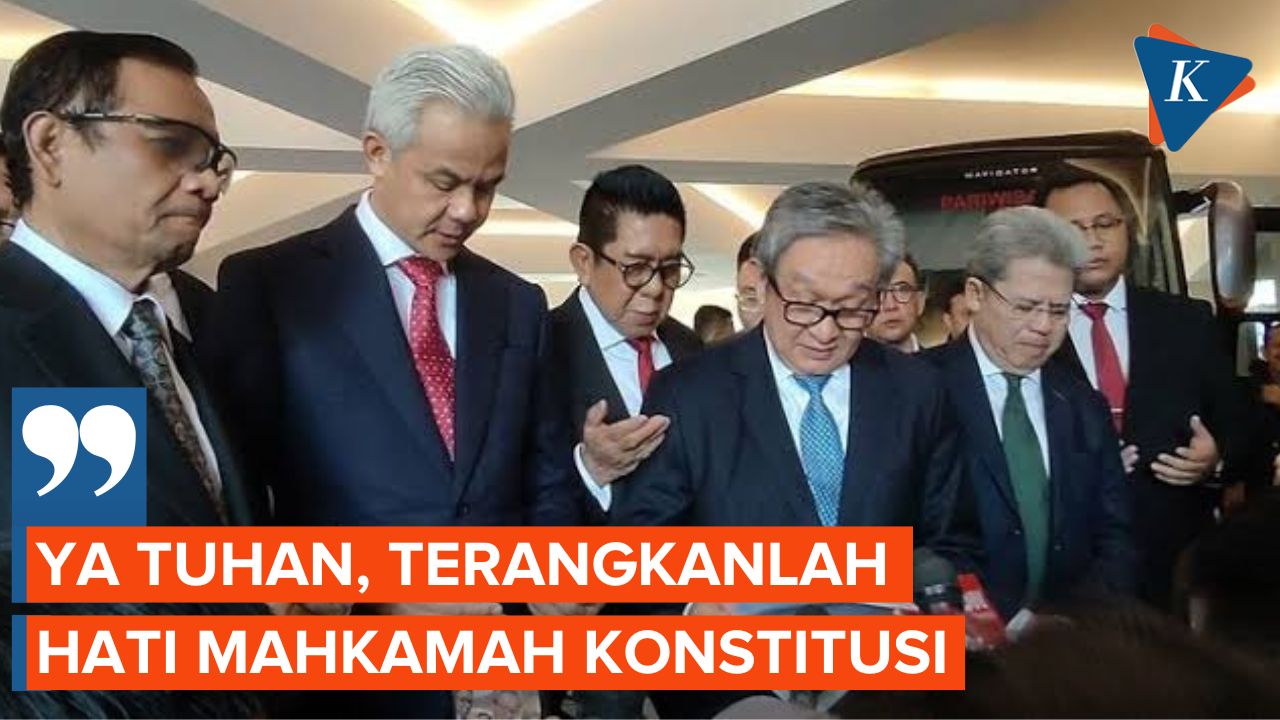 Doa Kubu Ganjar-Mahfud: Bersihkanlah Hati Hakim MK dalam Memutus Sengketa Pilpres